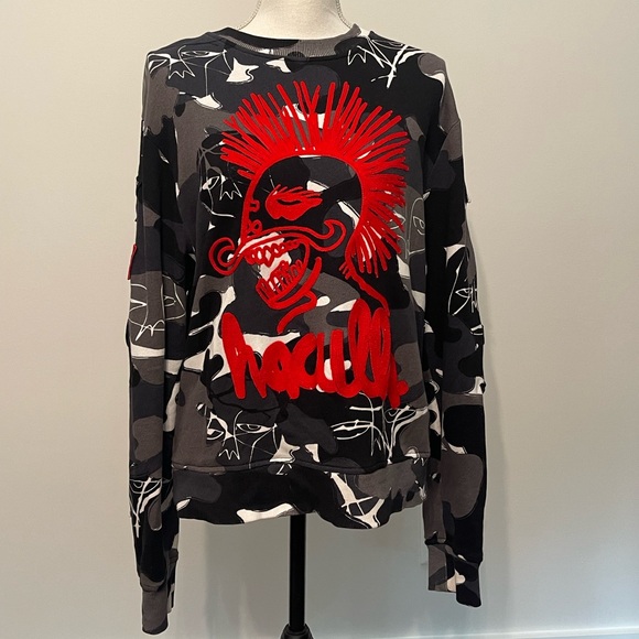 Haculla Vintage Streetwear Sweatshirt Retro Punk